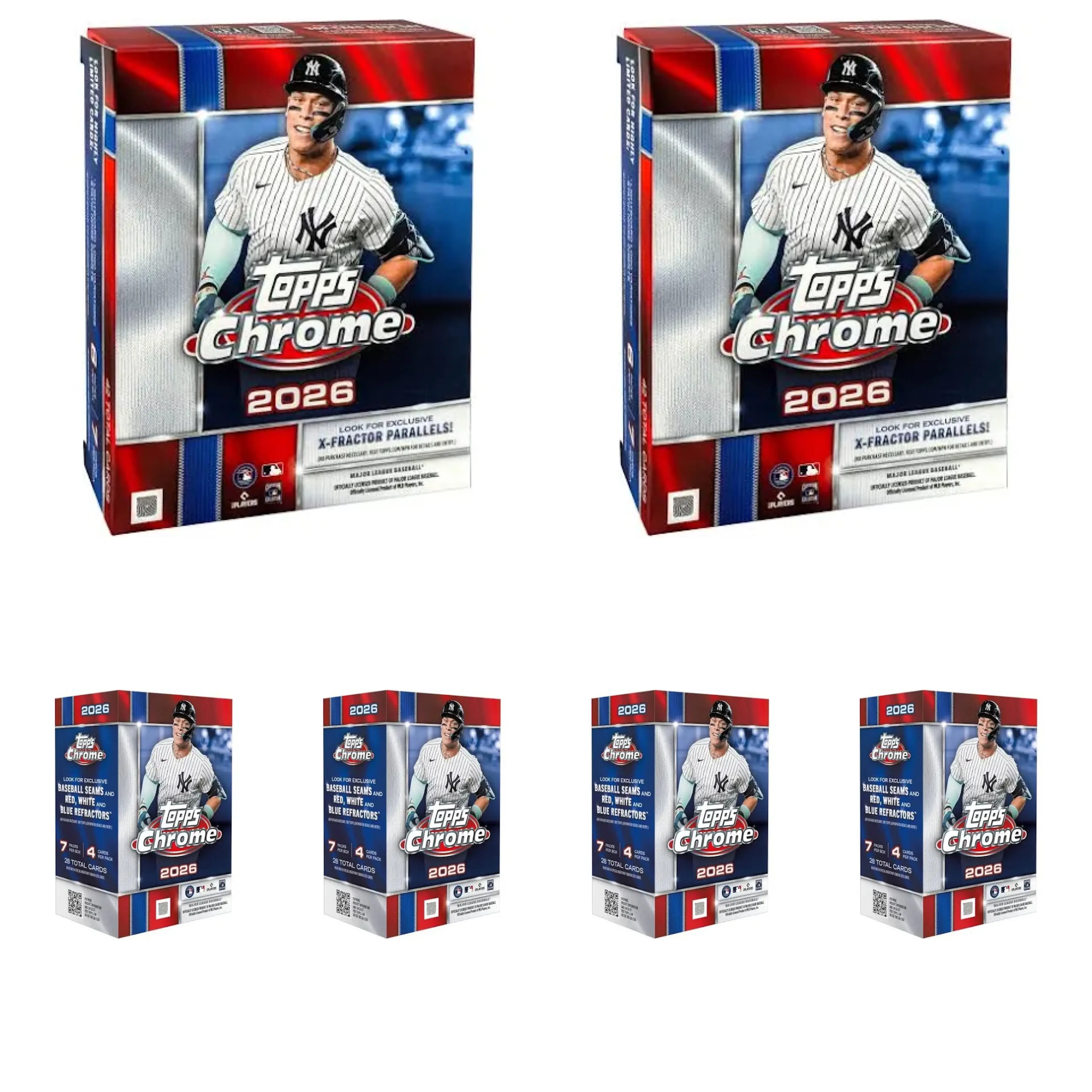 2026 Topps Chrome Baseball PYT Break (BB26184) - 2 Mega Boxes & 4 Blasters