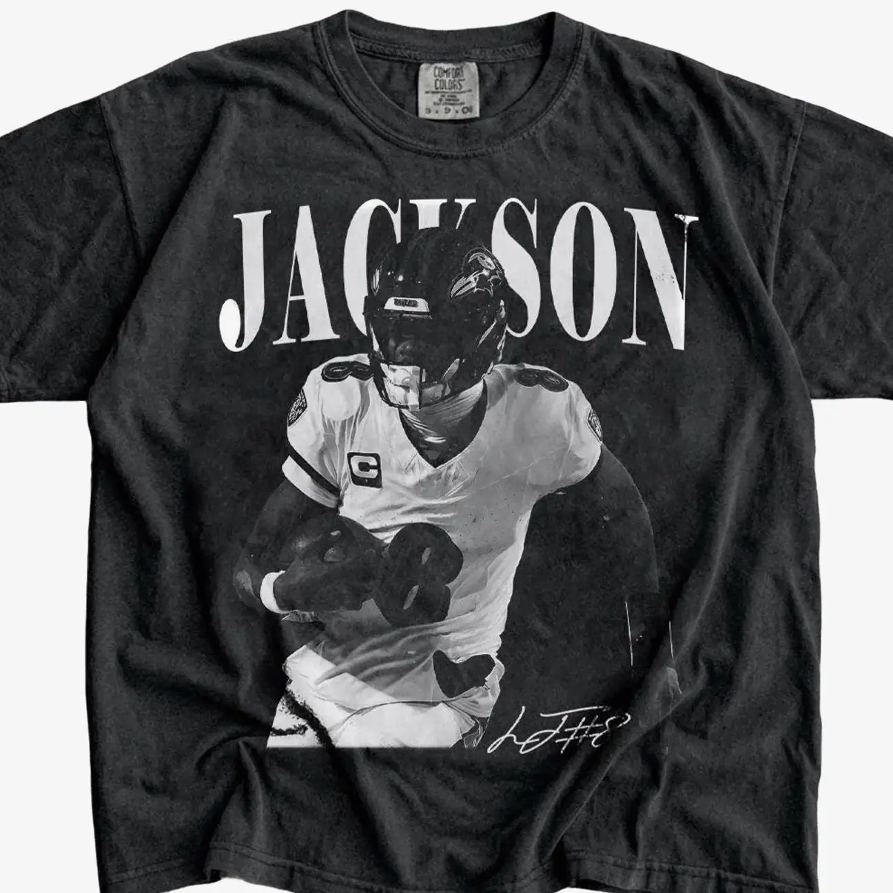 Vintage Lamar Jackson Shirt, Game Day Graphic Tee