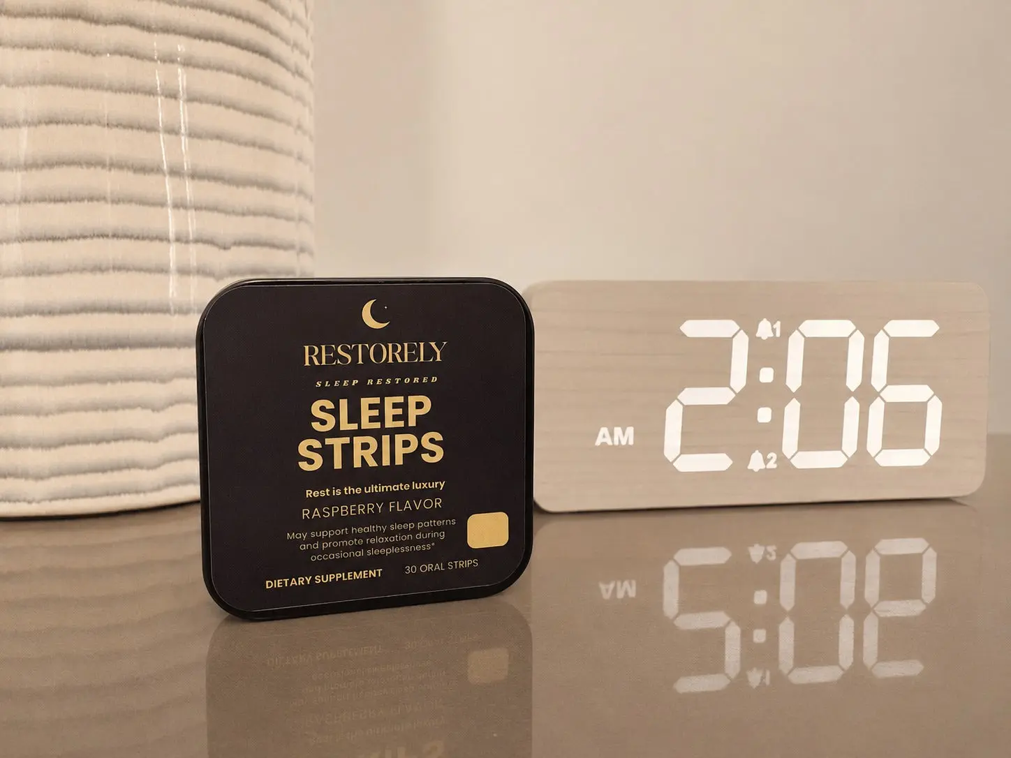 Sleep Strips – Melatonin Oral Strips for Deep Sleep | Valerian, Chamomile & Lavender