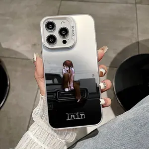 Serial Experiments Lain Phone Case For iPhone 11 12 13 14 15 16 17 Pro Max Air Plus Mini Light Luxury High-end Colorful Silver Cases Accessories