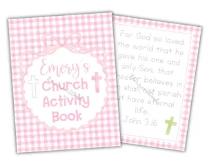 Church Activity Book - Pink