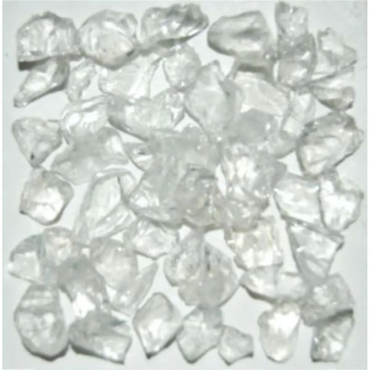 American Specialty Glass LCRCLEAS-50 Recycled Chunky Glass, Crystal Clear - Small - 0.25-0.5 in. - 50 lbs