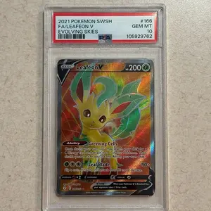 Leafeon V (Full Art) - SWSH07: Evolving Skies (SWSH07) PSA 10