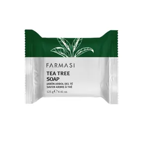 Farmasi Tea Tree Soap - 4.4 oz Gentle Face & Body Cleanser for Oily & Combination Skin - 125g