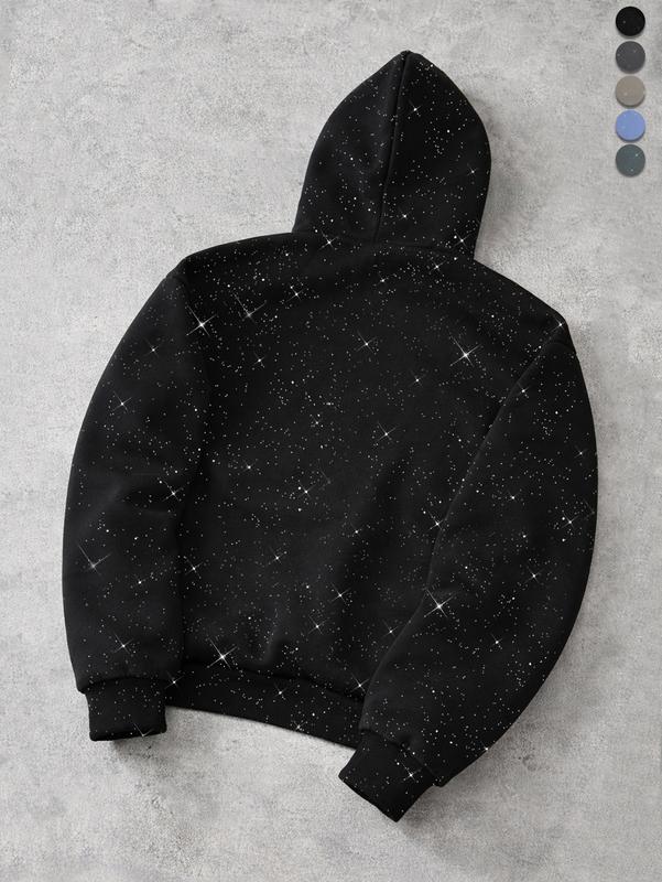 Men's Casual Knit Pullover Sweatshirt with Drawstring Adjustable Hood, Kangaroo Pocket Design, Suitable for Trendy Themed Parties, Outings, Street Dance, Daily Commutes, Outdoor Sports, Ideal for Autumn and Winter Wear Hoodie