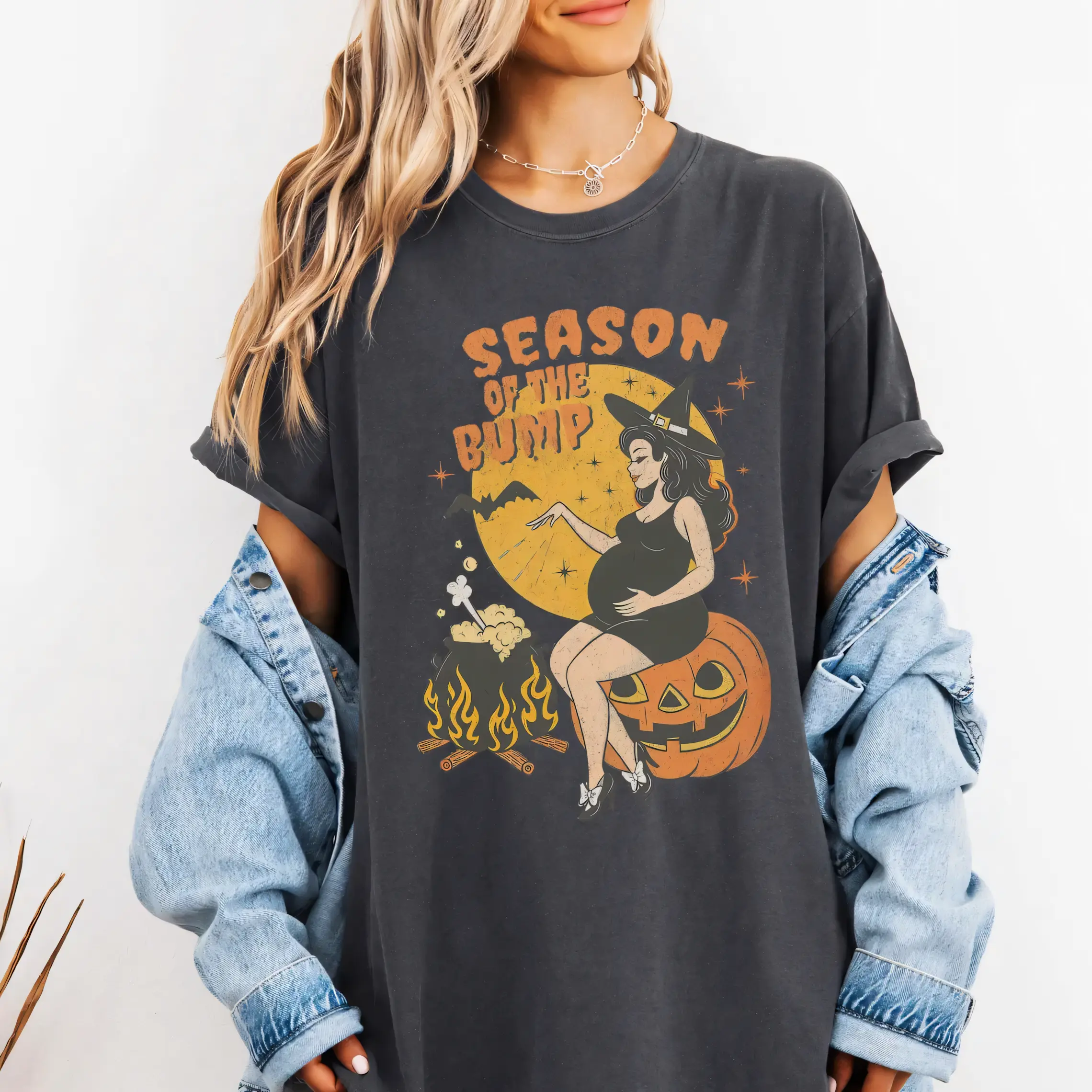 Halloween Baby Announcement TShirt, Pregnancy Announcement Sweatshirt, Spooky Pregnant Costume, New Mommy Tee, Fall Mama to Be Gift