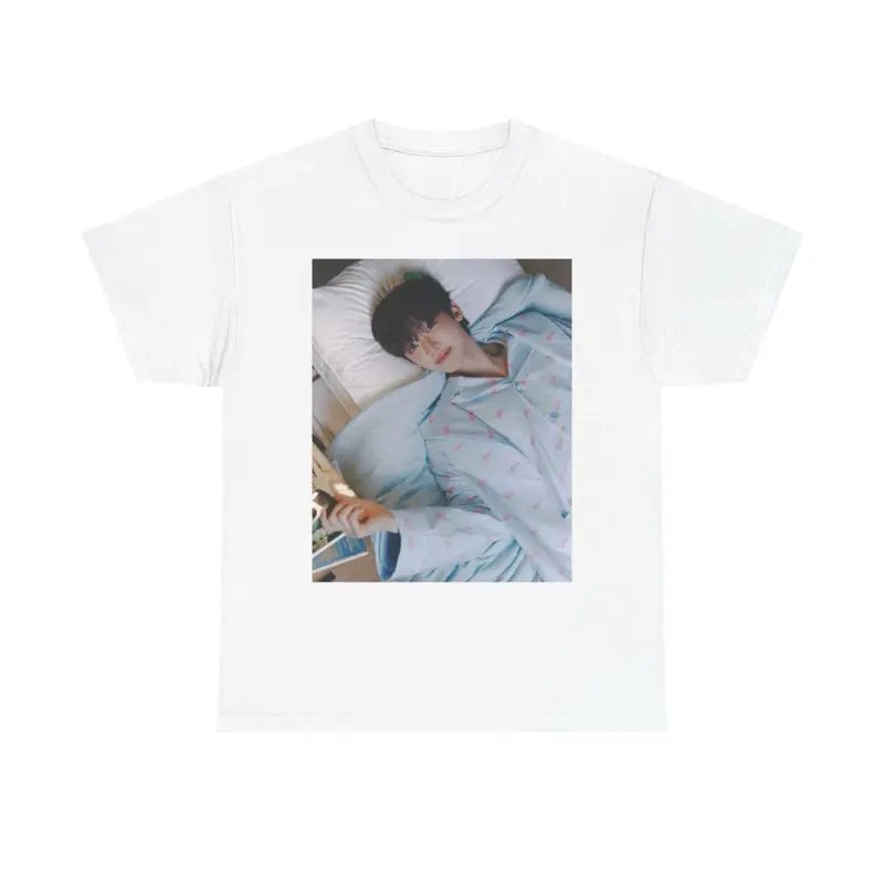 NCT JAEMIN Back to the Future Shirt - White T-Shirt Featuring JAEMIN in a Unique Design