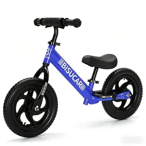 12 Inch Bisucar  Balance Bike, No Pedals, Balance Bicycle for Kids,  Adjustable Height Handlebars and Seat, Sports Toys for Kids(dealsforyoudays)