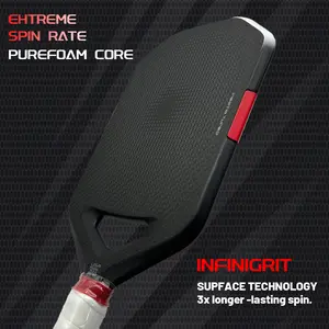 T X S Pro Player MOI Tuning System USAPA Approved InfiniGrit Florek Carbon Fiber 16mm Pure Core Pickleball Paddle