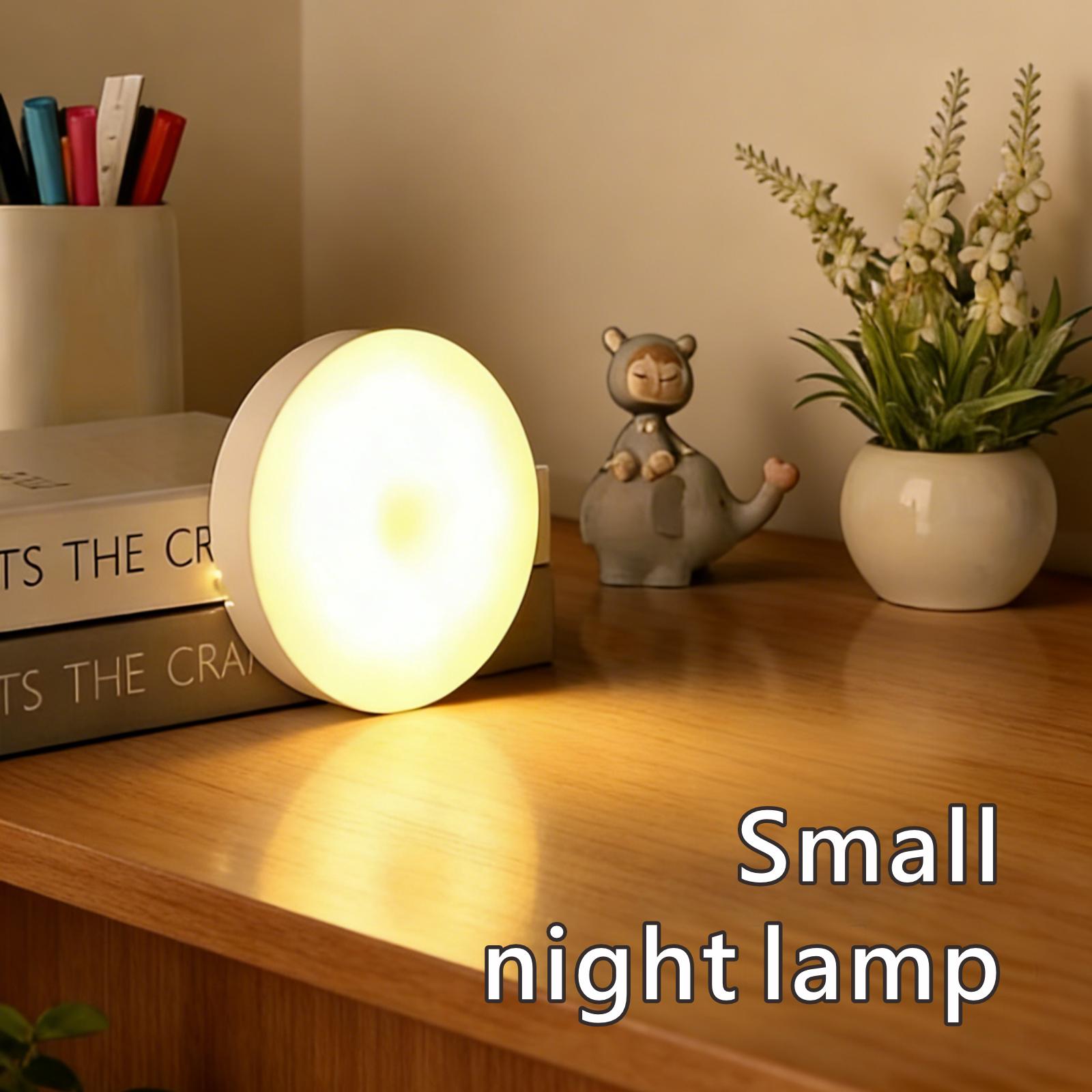 Dimmable touch light, rechargeable battery-powered touch light, magnetic adhesive wardrobe light with two lighting modes and USB charging mode, wireless magnetic sticker night light, 3000K warm white light, powered by a 1000 mAh battery, warm yellow, dimm