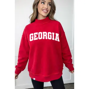 Tilly Georgia Reversible Oversized Mockneck Crew