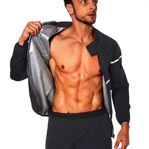 Long-sleeved Sauna Suit Sweating Fast-drying Clothes Sportswear Fitness Clothes Sweating Clothes Men's Style