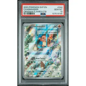 PSA 10 Charmander Obsidian Flames