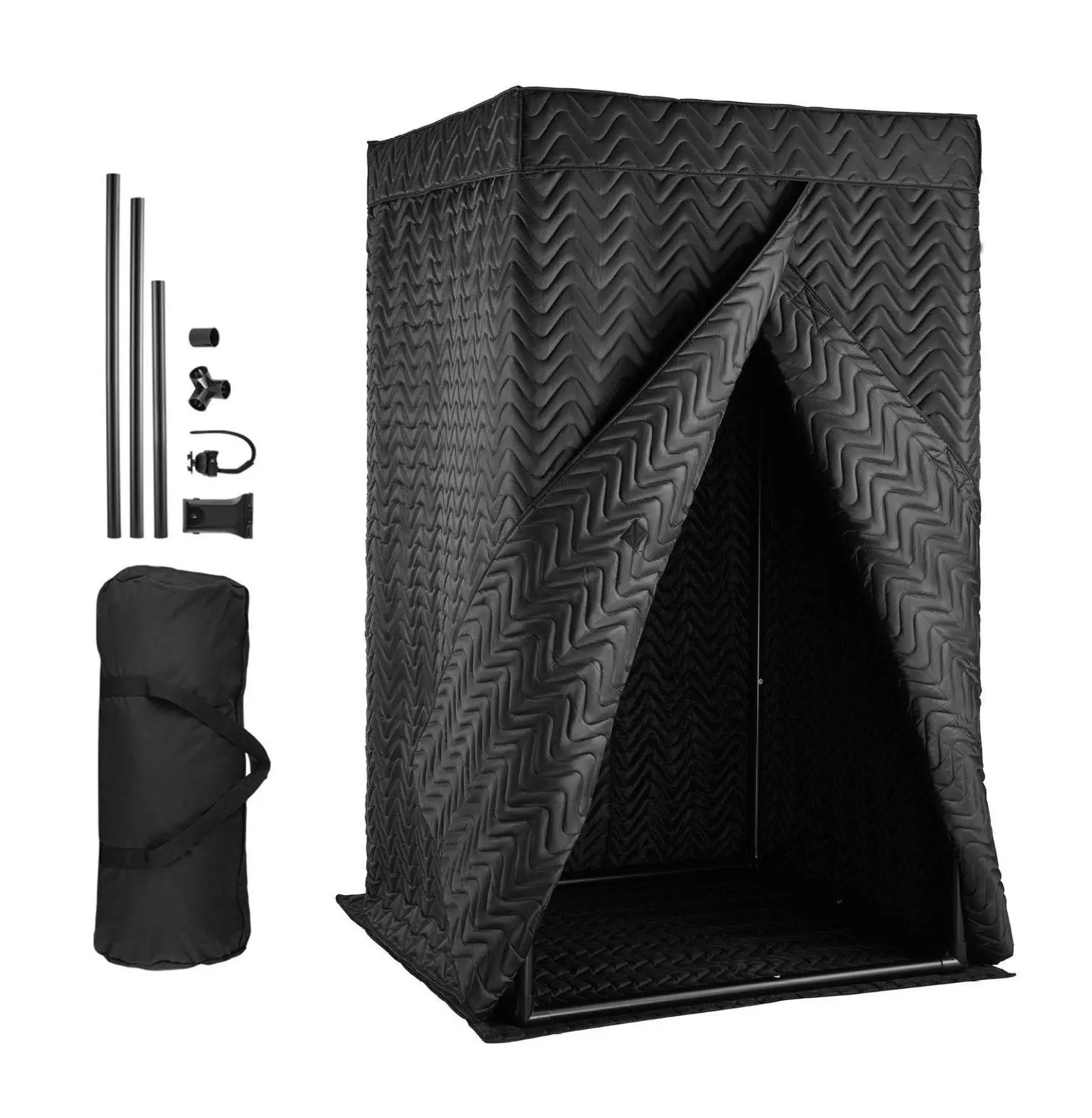 Portable Vocal Booth 6.56ft - Soundproofing Recording Studio for Vocals, Podcasts Default