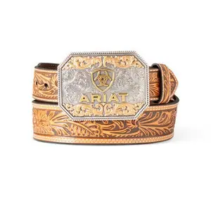 ARIAT A1042208 MENS TOOLED BELT