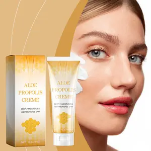Aloe Vera Propolis Moisturizing Cream for Hydration and Nourishment, Honey-Enriched Brightening Face Cream for Smooth Skin