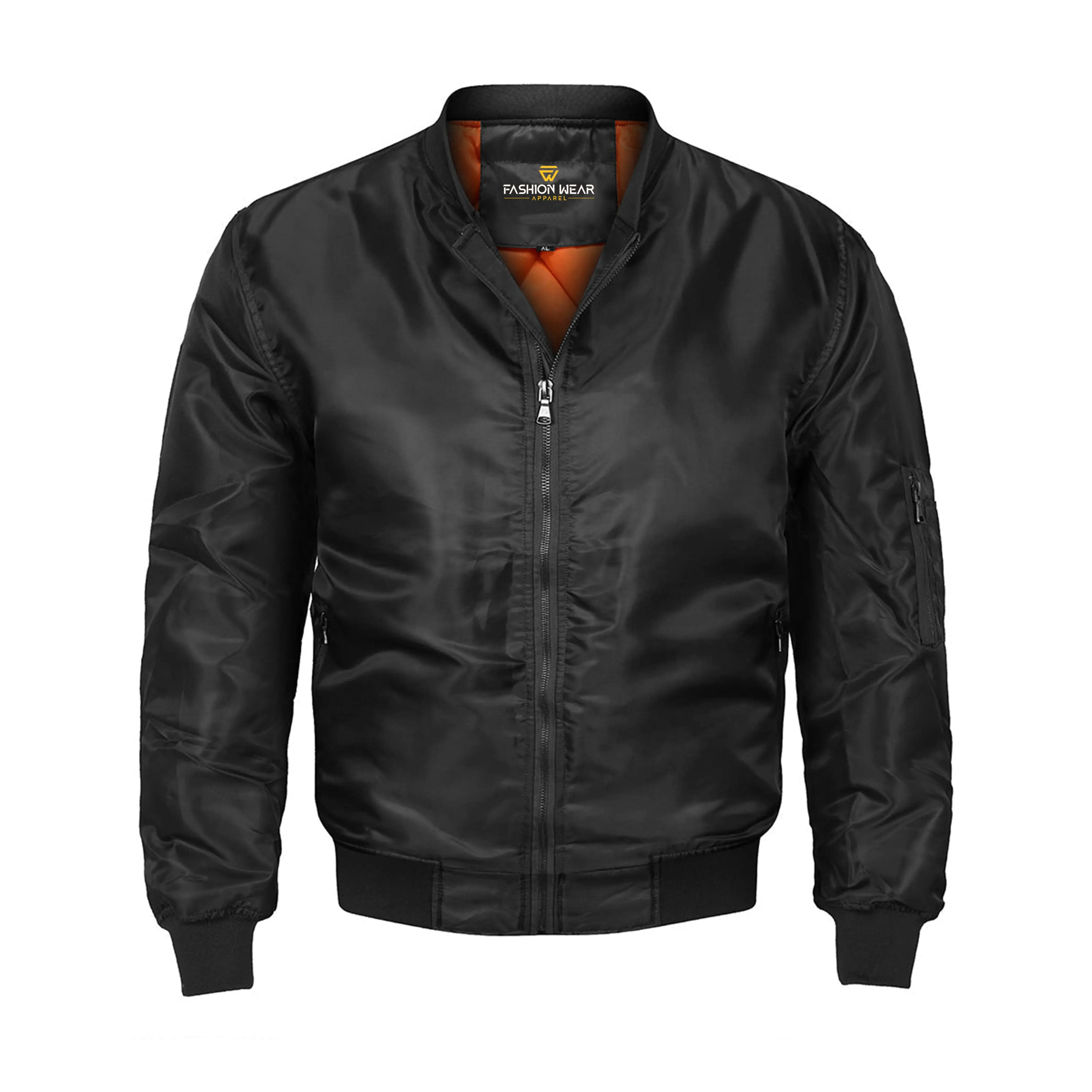 Black Valor Bomber Jacket - Waterproof, Durable & Stylish | Limited Edition