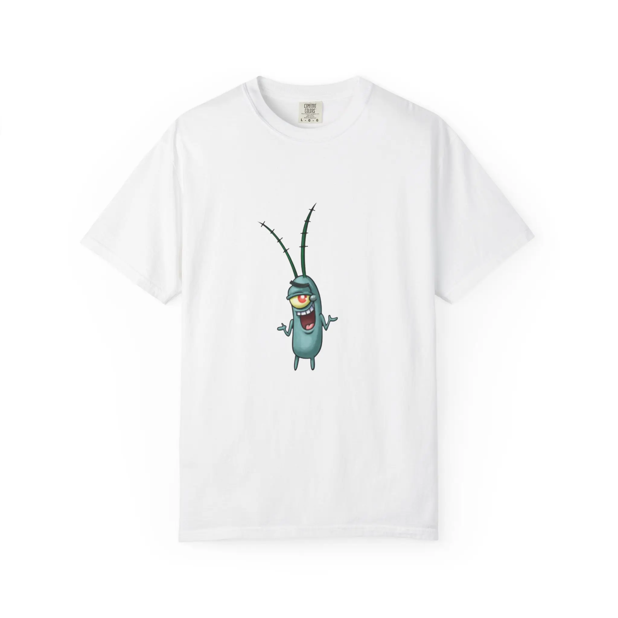Laughing Cartoon Plankton T-Shirt | Funny Sea Creature Tee