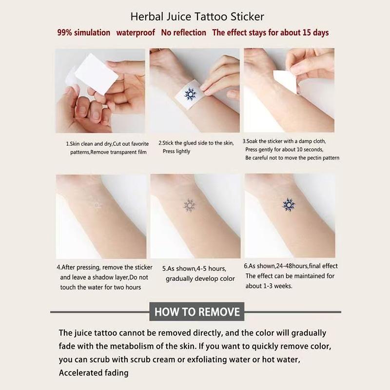 Revolutionary Semi-Permanent Galaxy Temporary Tattoo Stickers, Waterproof Long-Lasting Solar System Design, Realistic Plant Formula, Unisex
