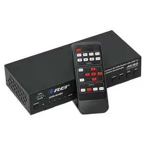4K@60hz 4-port HDMI™ Seamless KVM Switch w/ Multi Viewer (Audio USB3.0)-UKM-401MV