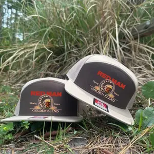 7 Panel RM Chewing Toobacco Trucker Hat – Black, White, Khaki Brown, Camo Snapback, Vintage Golden Blend Summer Drinking Cap for Hunting & Partying