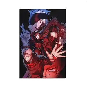 Anime Jujutsu Koisn Poster For Kids Room Bedroom Wall Decor Anime Lovers Posters Canvas Art Print Manga Picture For Teen Fans Girls