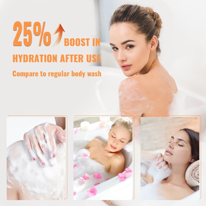 VGO Fragrance Mousse Body Wash,Black opiumfragrance, enchanting scent, long-lastingaroma .350ml Body Care Scented ComfortCleanser Cleansing Cosmetic Foaming Gentle Hyaluronic Skin Repair Nourishing Hydrating