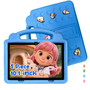 New 10.1-inch Student and Kids Tablet Set 5G WiFi Work and Learning Tablet Dual Camera Shockproof Case Educational and Entertainment Learning Machine High-Definition Screen Suitable as Easter, Halloween, Christmas Gift for Boys and Girls