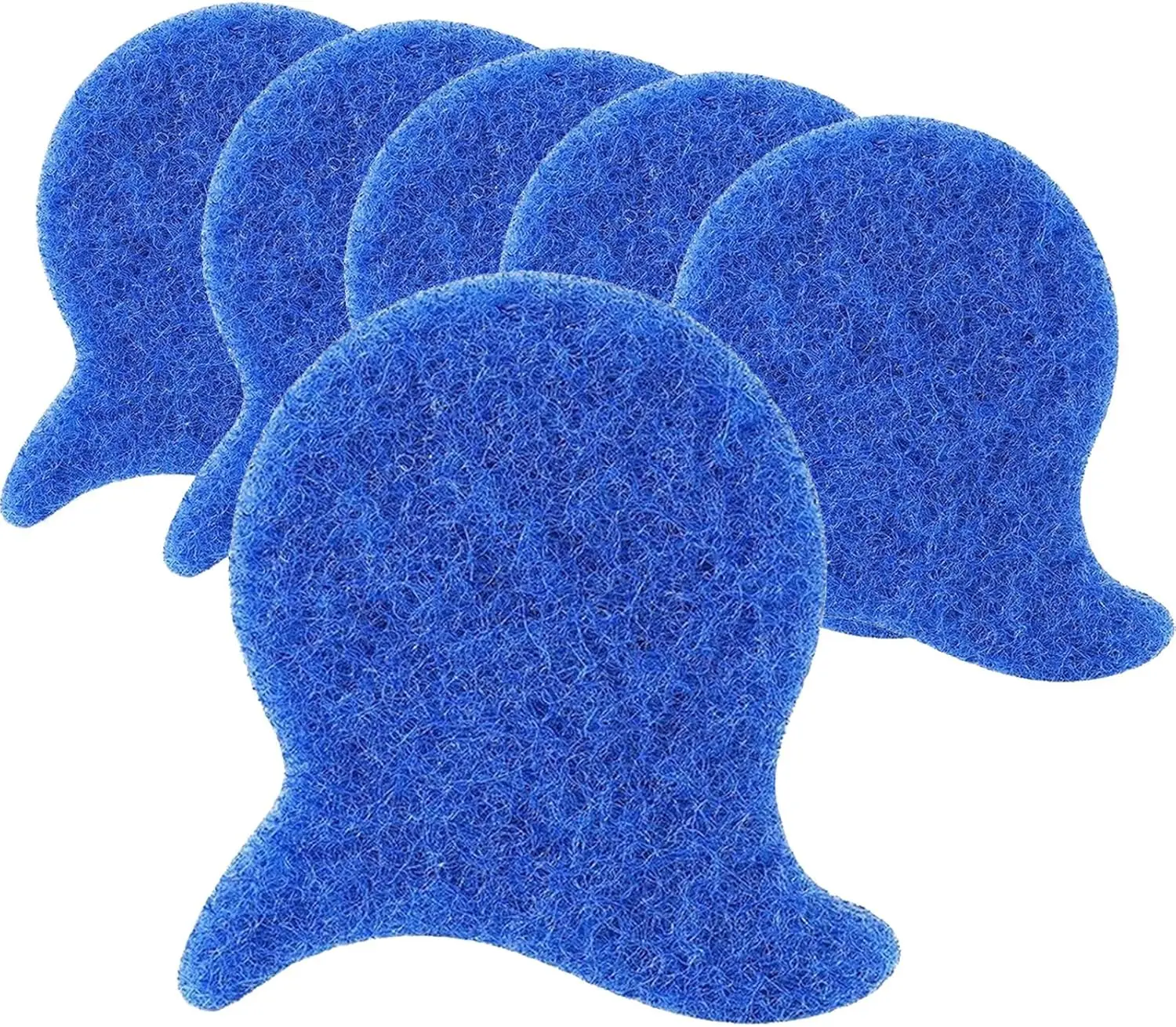 Reusable Pet Hair Fur Remover Laundry Tool - Blue Fish Tail Lint Roller, Catches Lint & Dander, Supports Washing Machine Use, Enhances Laundry Routine, Essential for Pet Owners’ Clothes Cleanliness