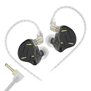 2026 Latest KZ ZST PRO X in Ear Monitor Headphone, 1BA 1DD Hybrid Driver Wired Gaming Earbuds Deep Bass Sound Ear buds HiFi IEM for Gaming Music Video Singer Musician Drummer(Optional Microphone)