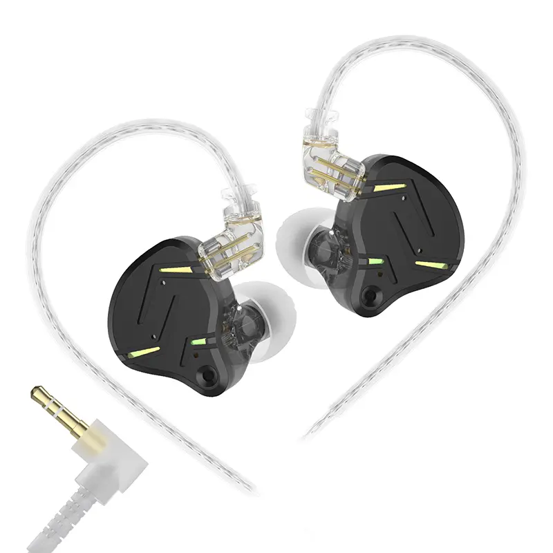 2026 Latest KZ ZST PRO X Wired In-Ear Monitor Headphones, 1BA-1DD Hybrid Driver Gaming Audio Earbuds with Deep Bass HiFi Sound, Detachable Cable, Secure Plug, Durable Shell (Optional Microphone for Gamers), Game, Headset
