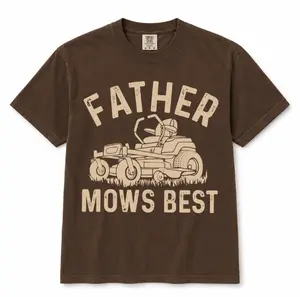 Comfort Colors Father Mows Best Shirt, Funny Dad Lawn Mower Tee, Father’s Day Gift for Dad, Cool Dad Graphic Shirt, Gardening Humor Tee, Gift for Husband Grand