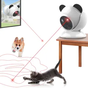 Waaiio Laser Cat Toys for Indoor Cats, Automatic Interactive Cat Laser Pointer with Truly Random Trajectory, Suction Cup Design, Whisper Quiet Operation, Hands-Free Rechargeable Cat Toy for Kittens & Dogs