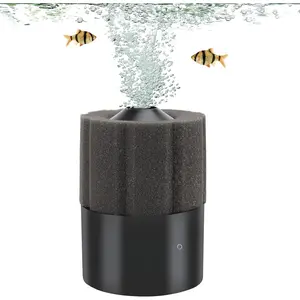 Aquarium Sponge Filter 8-20 Gallon Small Fish  Filter for Turtle Breeding Fry Shrimp Snails Betta Air- Filter with  Biochemical Ball Spare Sponge  Filter