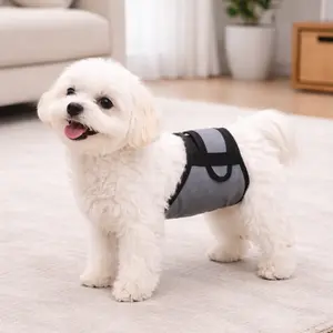 New Male Dog Panties, Anti-Interference, Anti-Pregnancy, Adjustable, Washable, Hygiene Pants for Medium Dogs, Pet Supplies