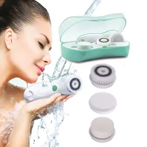 Electronic Silicone Facial Massager Brush, Pore Cleansing & Exfoliating Tool, Deep Cleaning Face Scrubber for Skin Care Routine