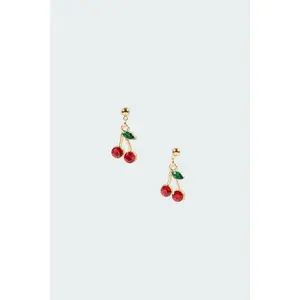 Cherry Drop Earrings