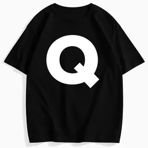 Letter Q Capital Bold Alphabet Matching Monogram T-Shirt