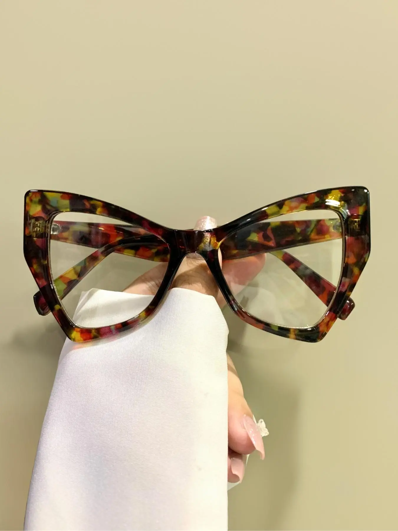 Vintage Cat Eye Frame Glasses, Stylish Trendy Eyewear, Trendy Casual Eyeglasses for Women & Men, Fashion Eyeglasses for Work, Daily Clothing Decor, for Student Daily, Fashionable Frames Glasses, Trending Glasses