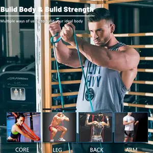 Resistance Band, Pull Up Assistance, Multi-Level exercise bands, workout equipment for Men/Women full-body Training, durable elastic band for workout, Stretching Gear, home gym equipment#SummerVibes