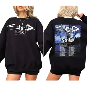 Staind Break The Cycle Tour Shirt, Vintage Rock Band Graphic Tee, Anniversary Tour Collage Shirt, Unisex Oversized Black Tee, Fan Merch Gift 1