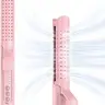 Unisex Plug-Powered 2-in-1 360° Airflow Styler Hair Tool (US), 1.5in ABS Titanium Straightening Iron with Ionic Cool Air for Bouncy Curls, Dual Voltage Curls & Straightens Hair Tool
