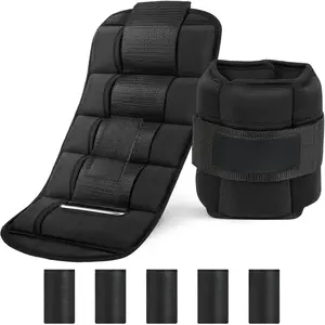 Adjustable Ankle Weights for Women Men, 1 Pair 2 4 5 6 8 10 lb  Weight Straps, Weighted Ankle Weights Set for Gym, Fitness, Yoga, Jogging, Walking, Aerobics, Physical