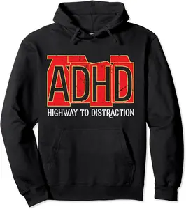 ADHD Awareness Ribbon Design for Autism Awareness Day Pullover Hoodie - Alizejaqua Shop 43B0BNDXLNS6