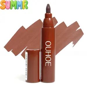 Lip Stain, Hydrating and Waterproof Formula, Matte Color Look, Longlasting All Day Wear Lip Color, Smudge Proof Natural Finish, Precise Chisel Tip Marker, Mocha Cream