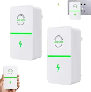 2 Pack 2026 Updated Plug-In Power Box Energy Saver – US Plug, 90–250V Input, Electricity Saving Device for Home & Office