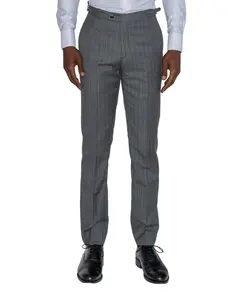 Madison Gray Pinstripe Trousers