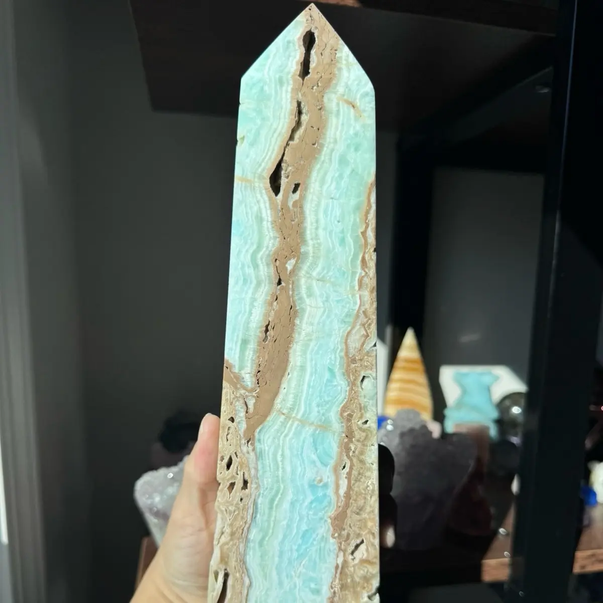 Large Caribbean calcite tower