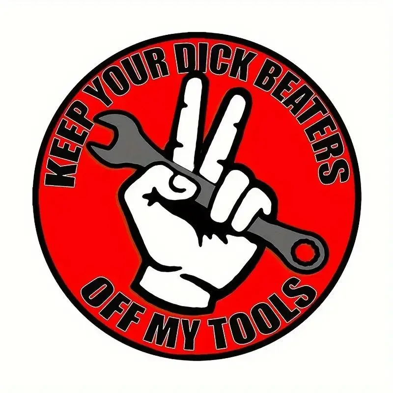 Wrench Pattern Car Sticker, Funny Car Decal, Car Exterior Decoration Accessories for Men & Women, DIY Car Decoration