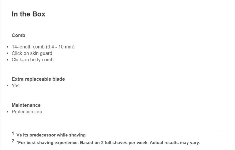 Philips Norelco OneBlade 360 Pro Hybrid Face & Body Electric Trimmer QP6542/70 Philips Norelco OneBlade 360 Pro Hybrid Face & Body Electric Trimmer QP6542/70